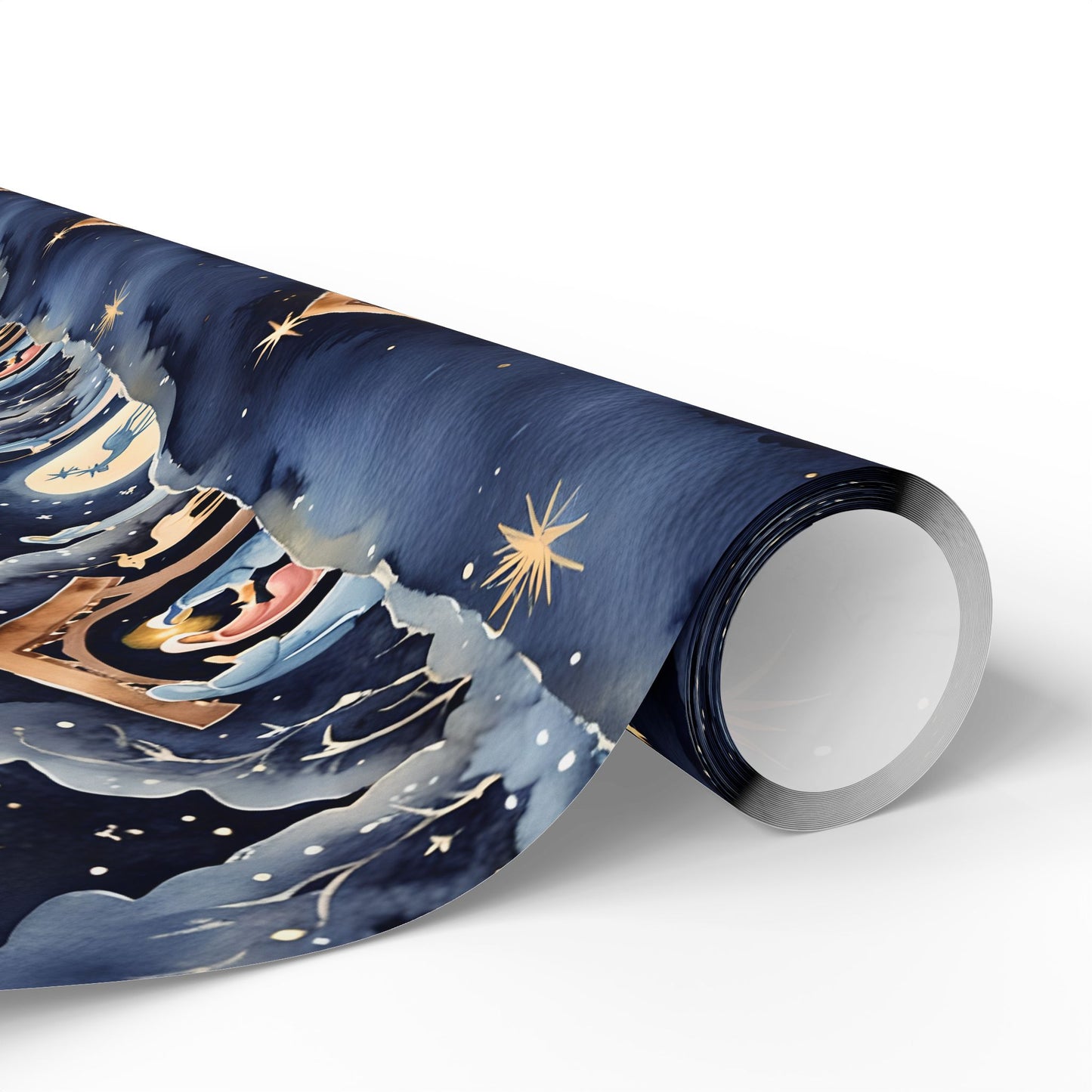 O Holy Night – Nativity Scene Wrapping Paper