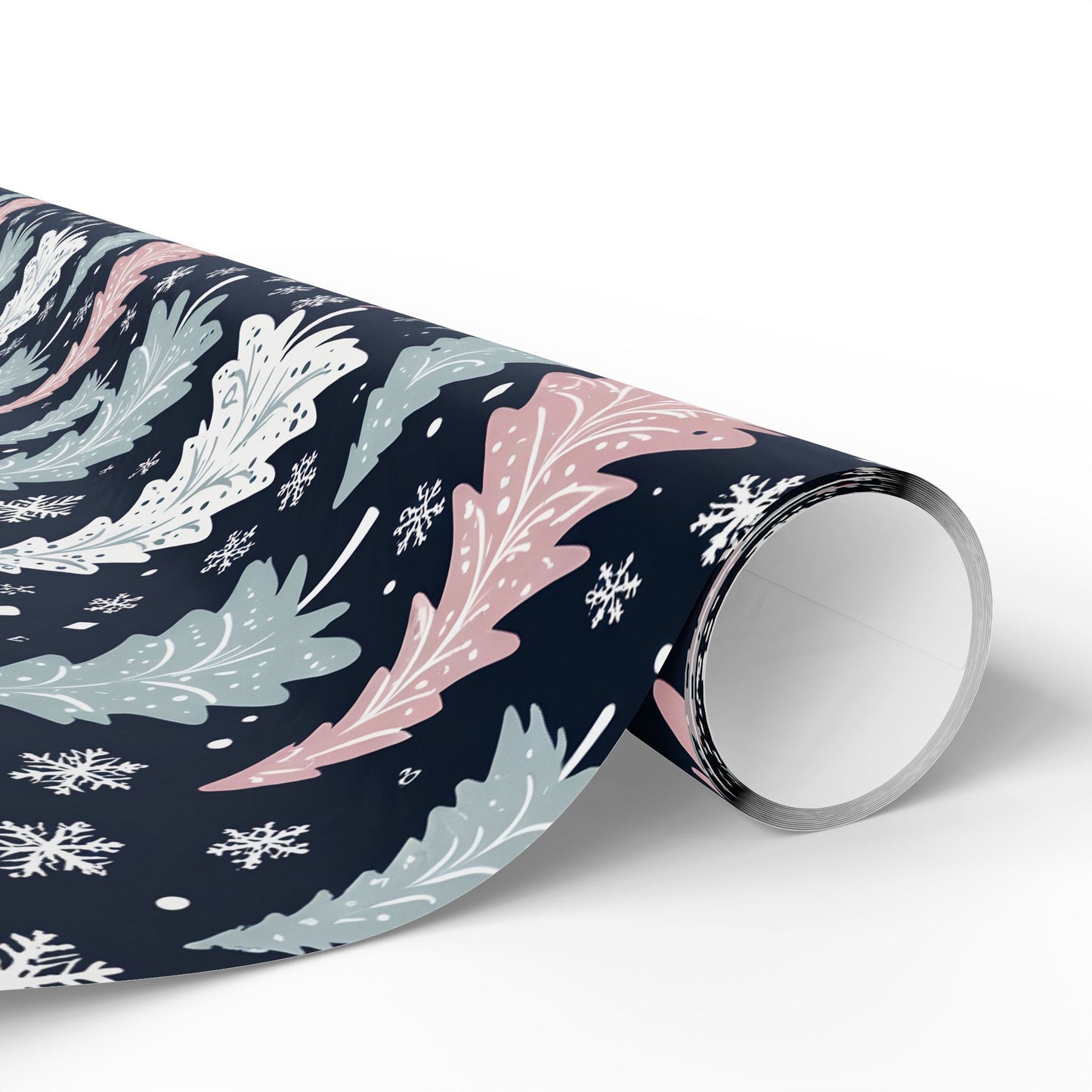Pink, Blue & White Festive Wrapping Paper
