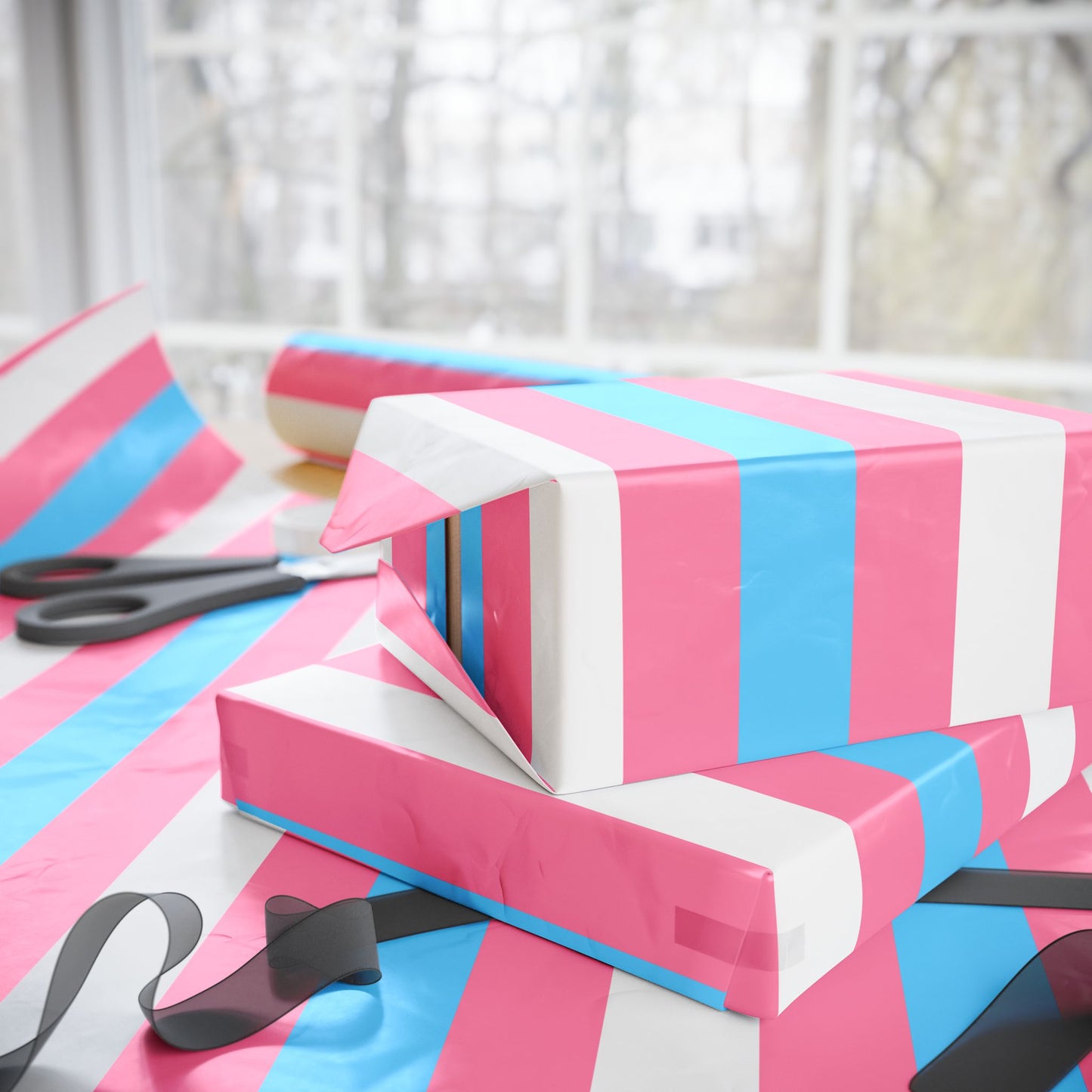 Transgender Pride, LGBTQ+ gift wrap