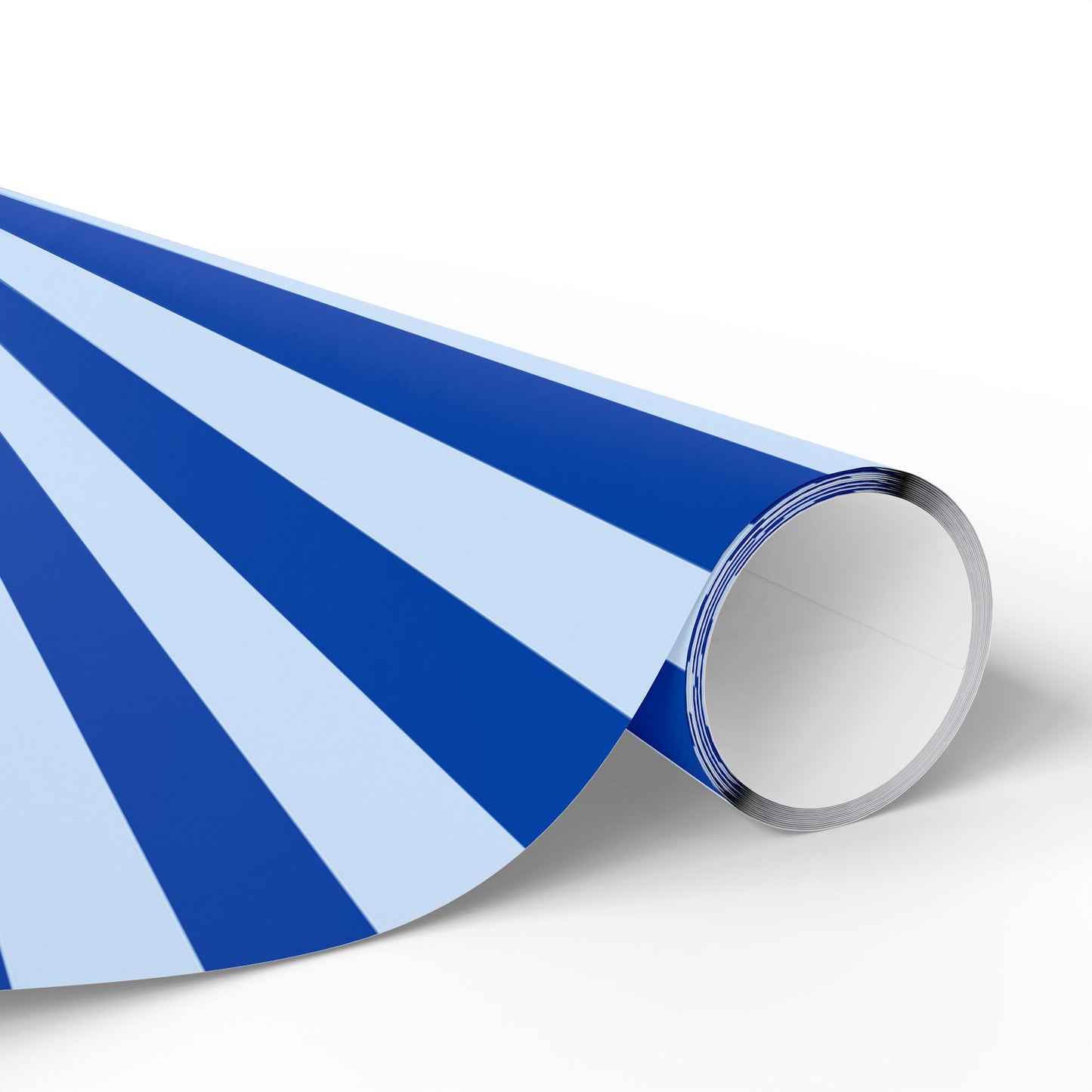 Blue Elegance – Sophisticated Striped Wrap