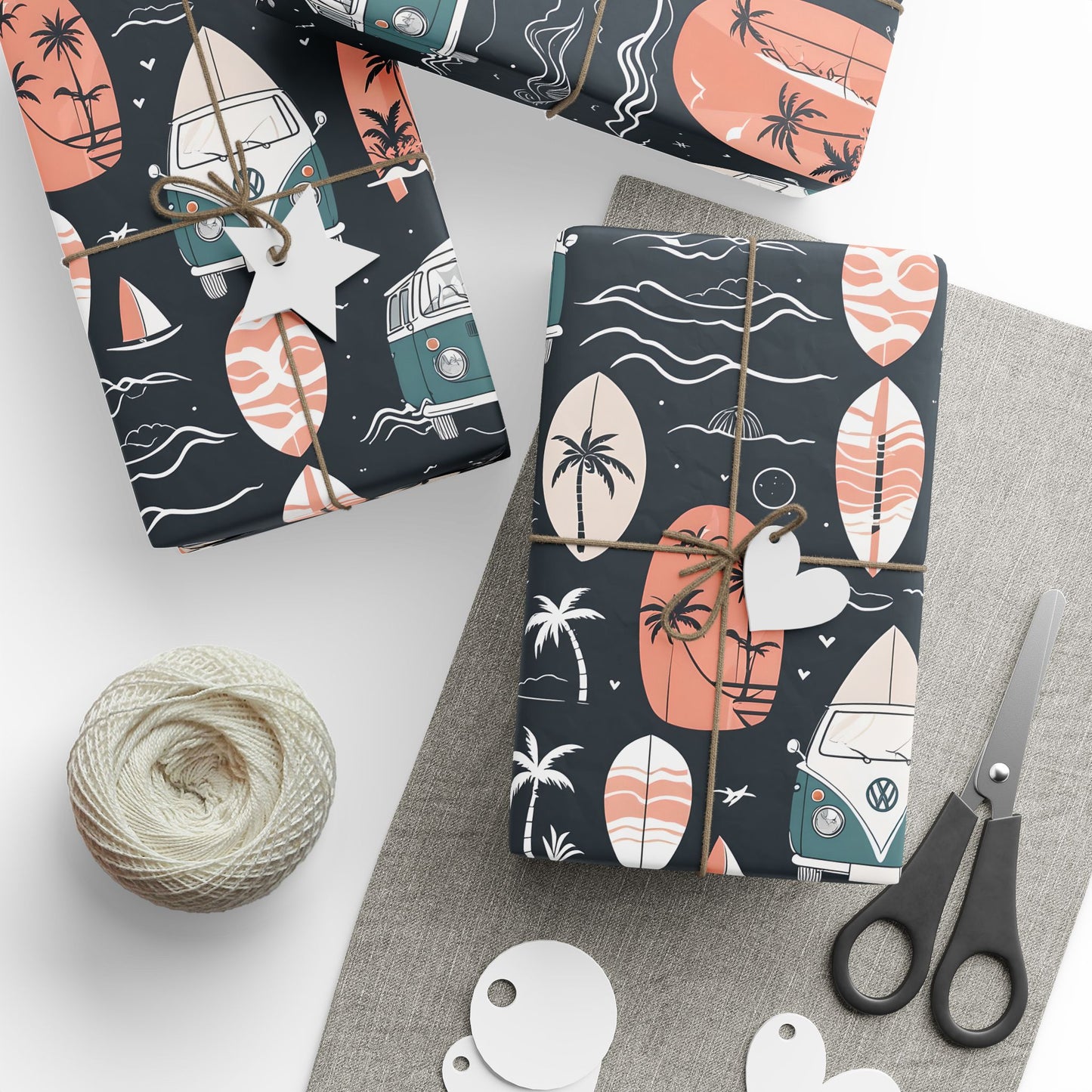 Surf Theme Wrapping Papers