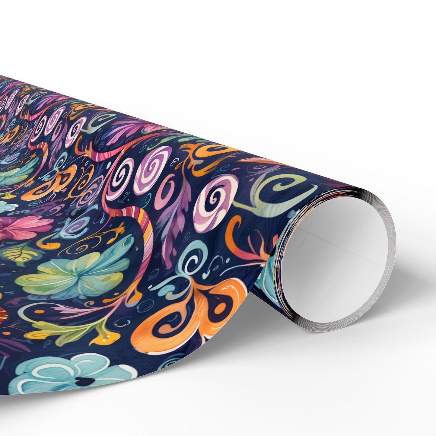 Cheshire Cat Vibrant Abstract Wrapping Paper