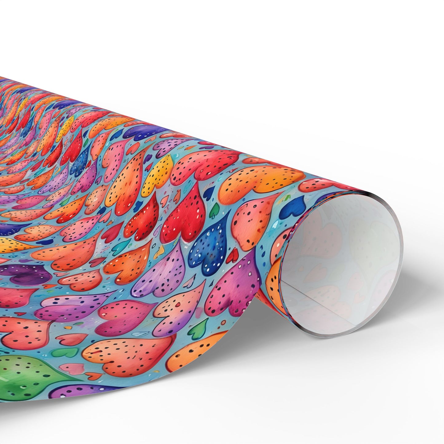 Vibrant Love Wrapping Paper - Colorful Gift Wrap