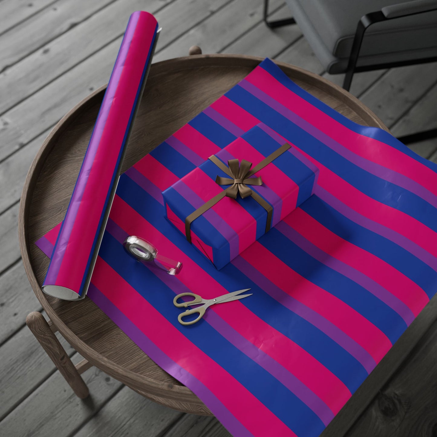 Bisexual Flag LGBTQ Gift Wrap