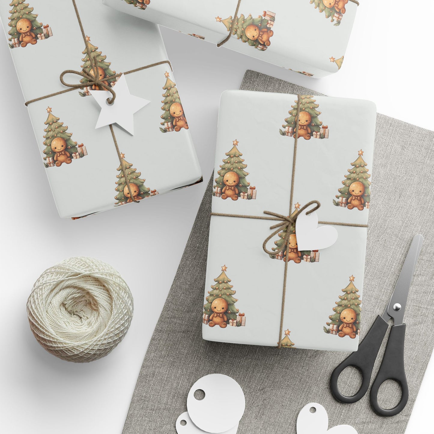 Snuggle & Sprinkle – Gingerbread Dreams Wrapping Paper