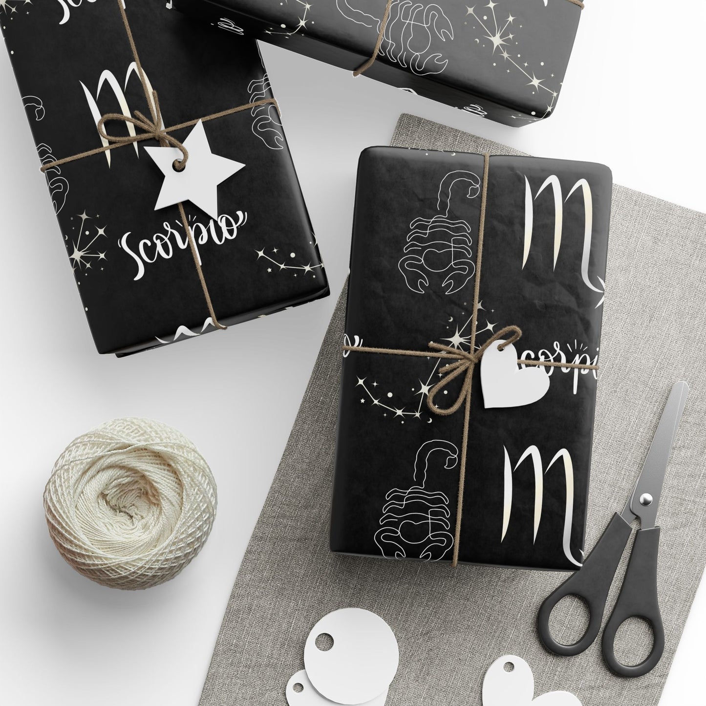Sting & Spark – Scorpio Zodiac Wrapping Paper