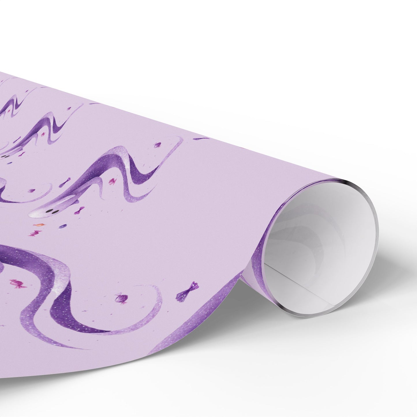 Ghosted & Gorgeous – Pastel Halloween Wrapping Paper