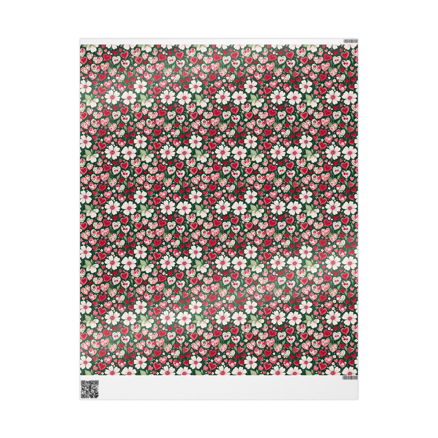Flora & Heart Wrapping Paper,
