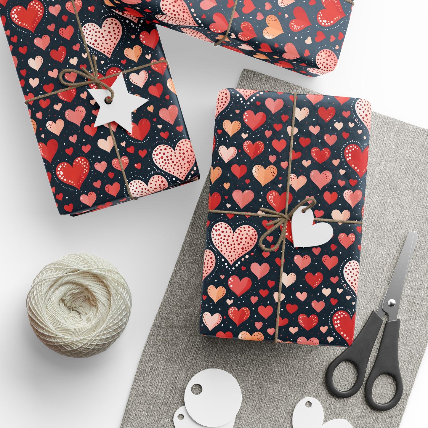 Heart Pattern Wrapping Paper