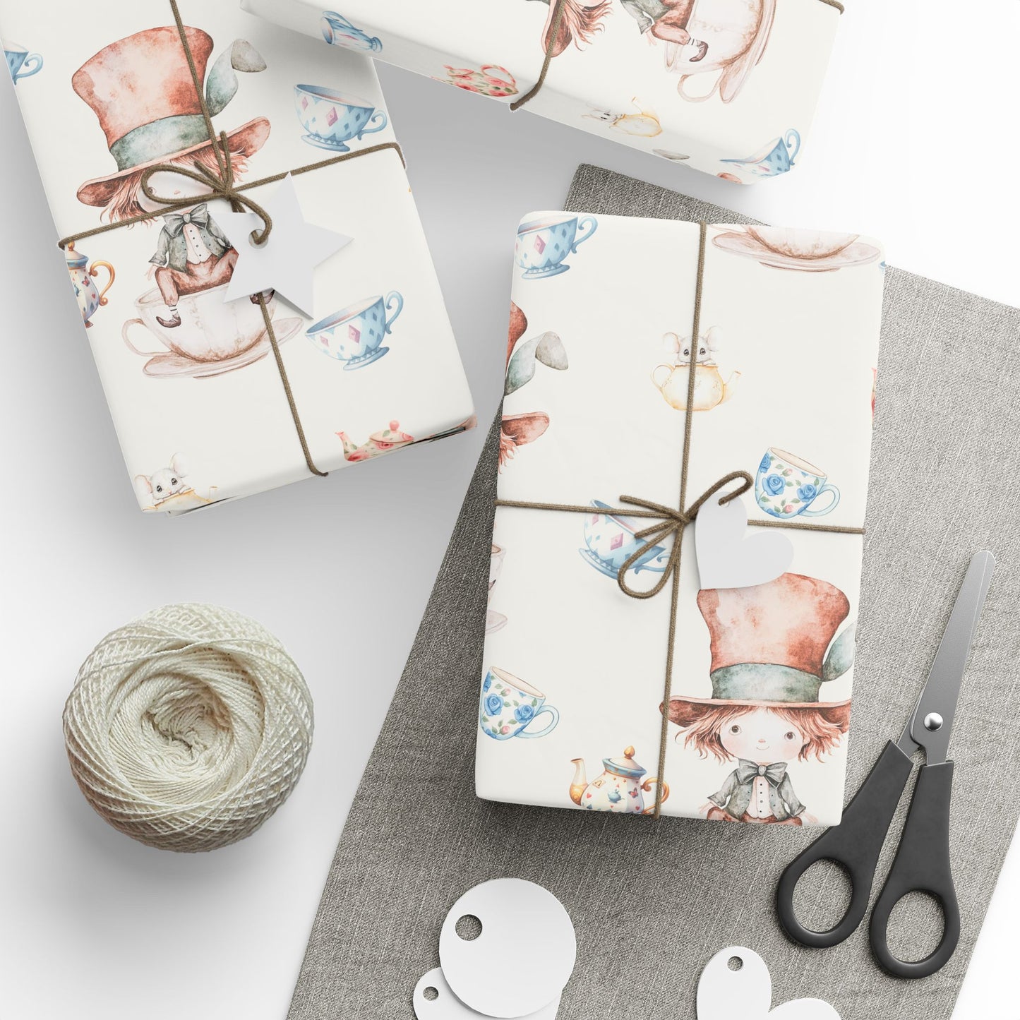 Mad Hatter Wrapping Paper for Any Occasion