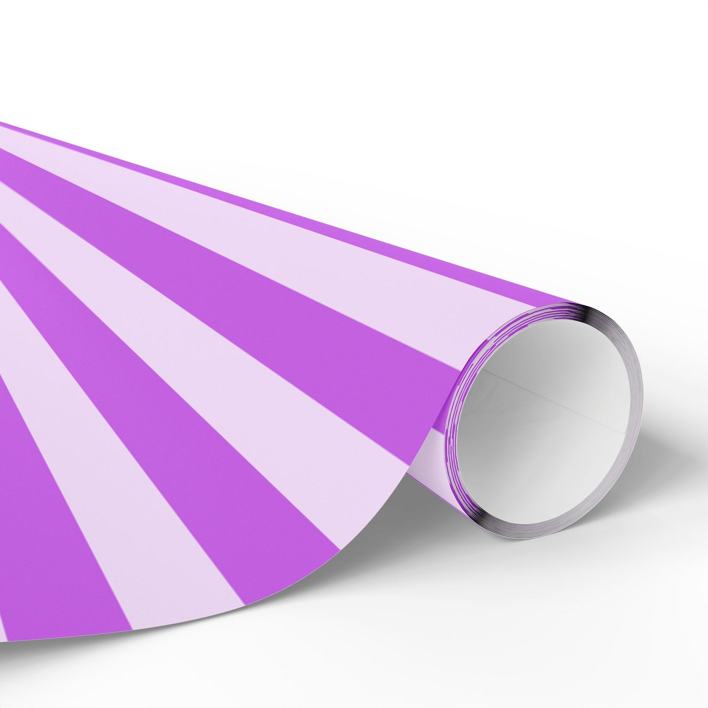 Chic Purple Stripes – Elegant Wrap for Birthdays, Holidays & More