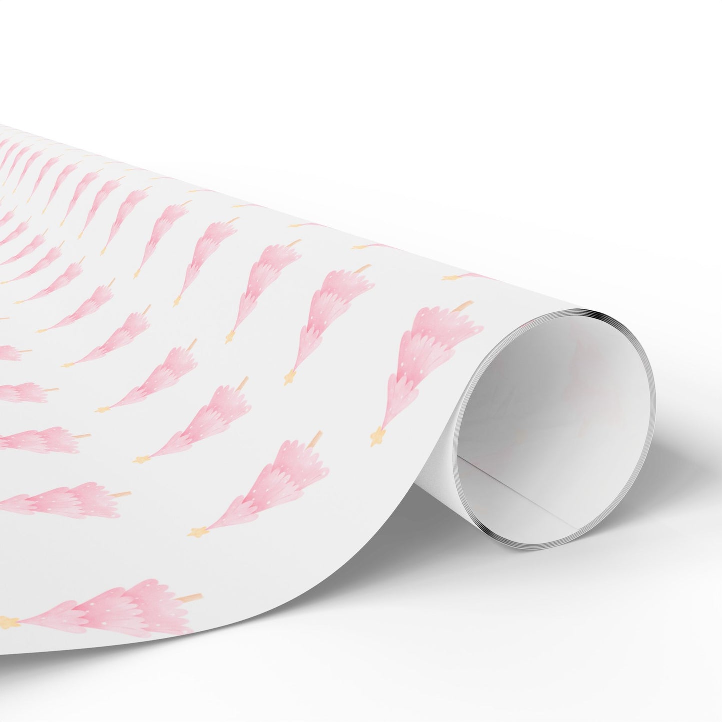 Think Pink Fir - real – Blush Christmas Tree Wrapping Paper