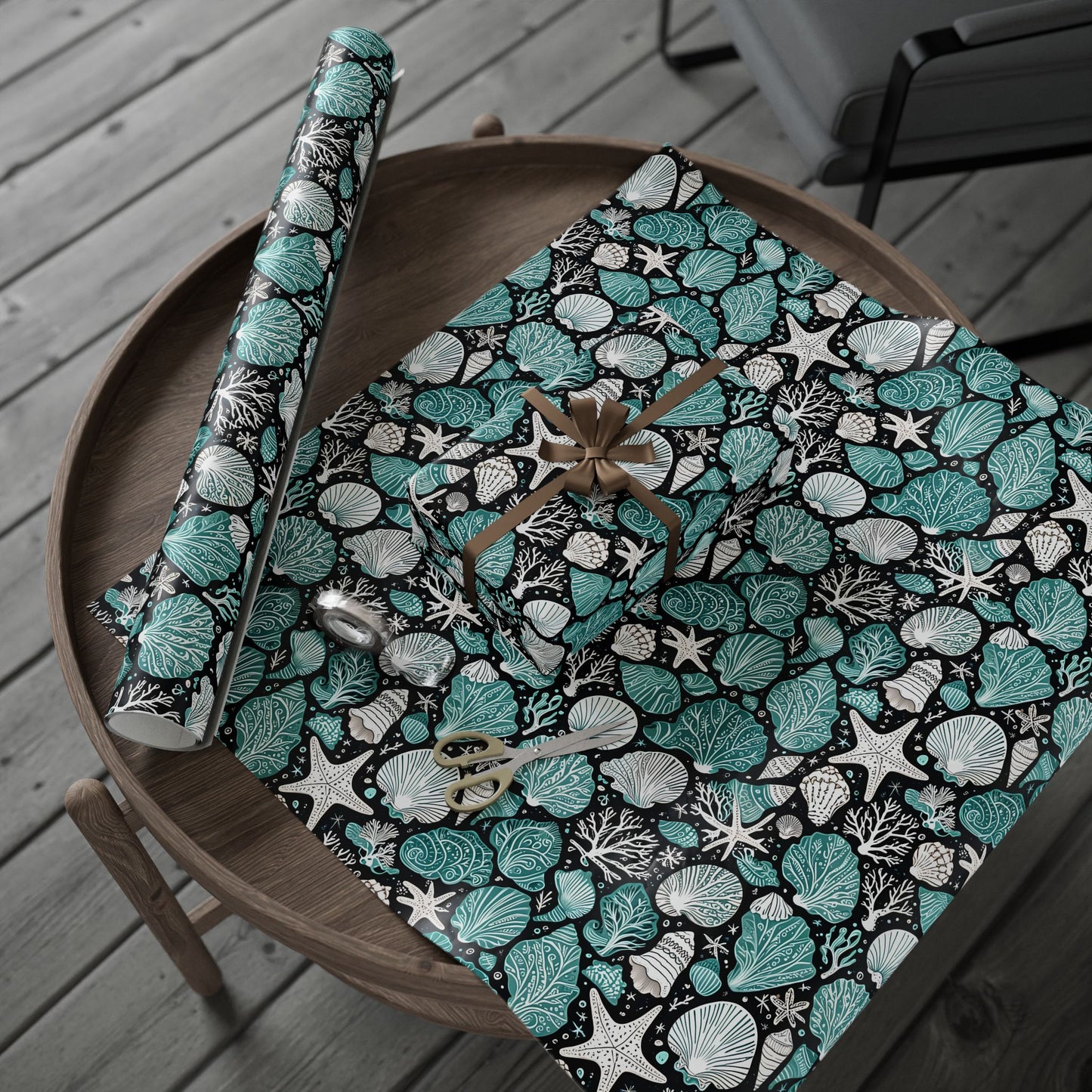 Blue Coastal Dream Wrapping Paper
