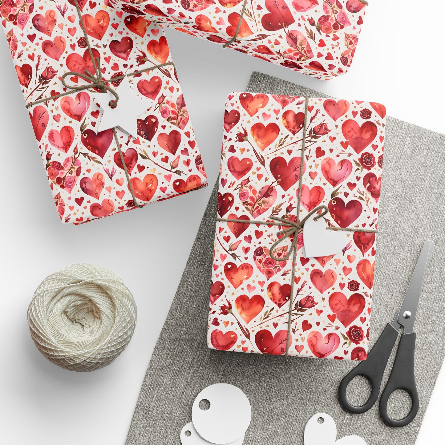 Romantic Heart Wrapping Paper