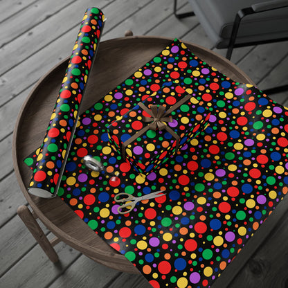 Colorful Polka Dot Wrapping Papers, Fun Gift Wrap for Birthdays, Parties, Celebrations, Events, Holidays, Arts and Crafts