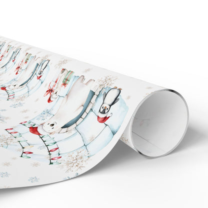 Igloo & Let It Snow – Arctic Friends Christmas Wrapping Paper