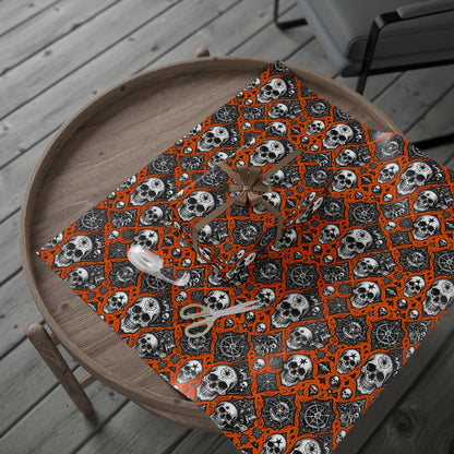 Orange Halloween Spooky Wrapping Papers