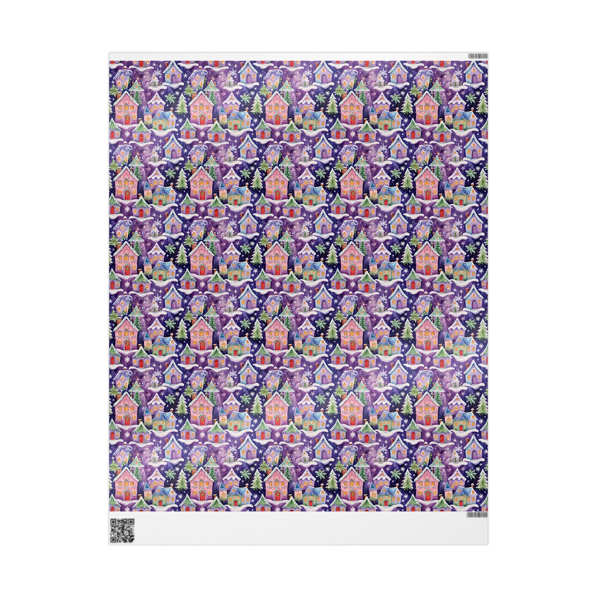 Merryville Magic – Enchanted Christmas Village Wrapping Paper