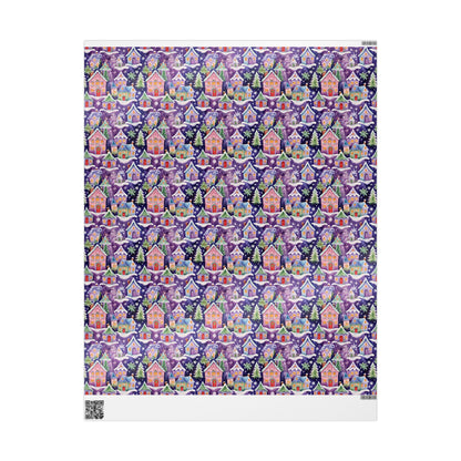 Merryville Magic – Enchanted Christmas Village Wrapping Paper