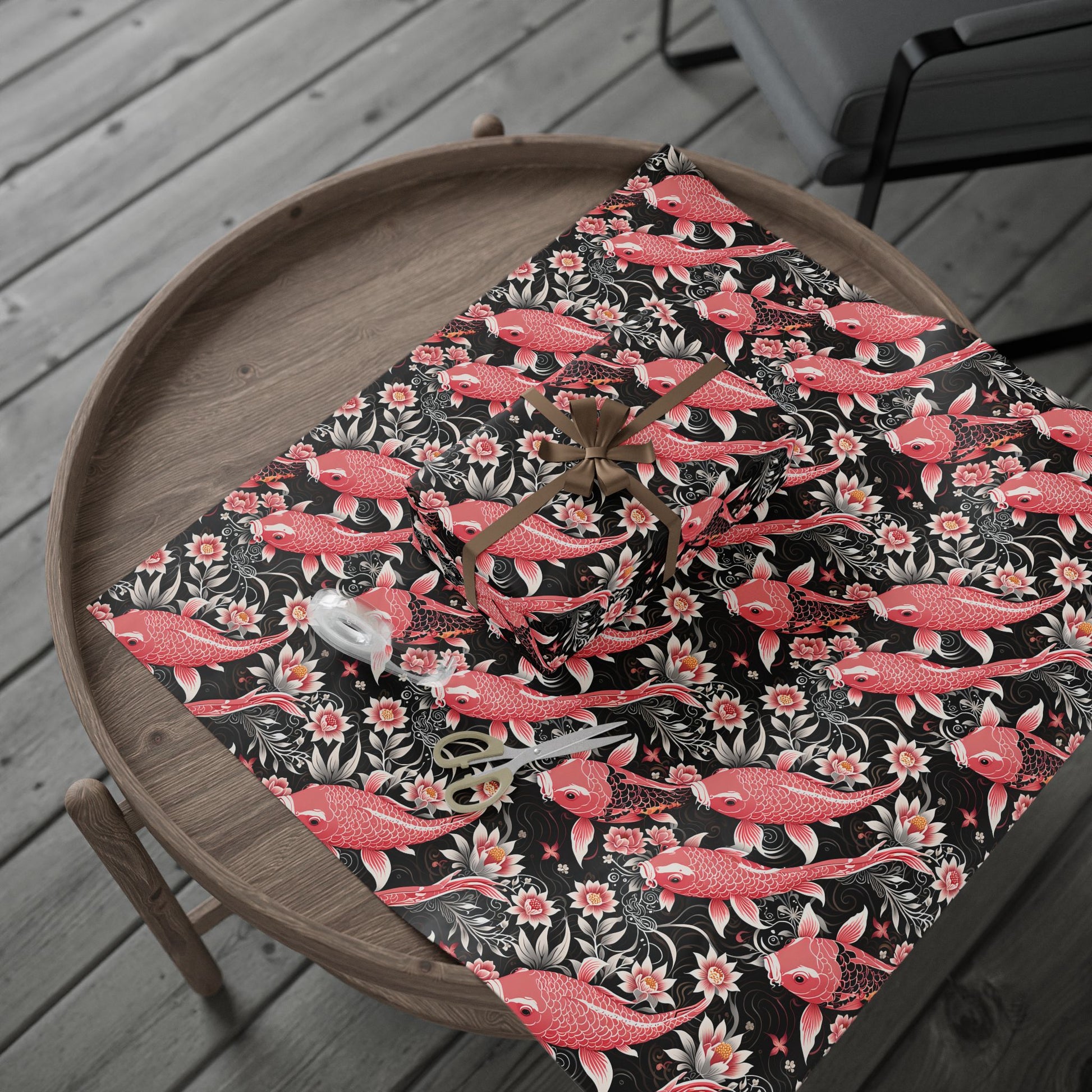 Koi Elegance – Graceful Gift Wrap