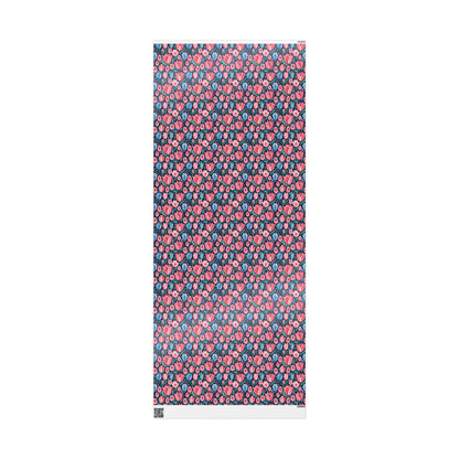Vibrant Tulip Floral Wrapping Paper Roll
