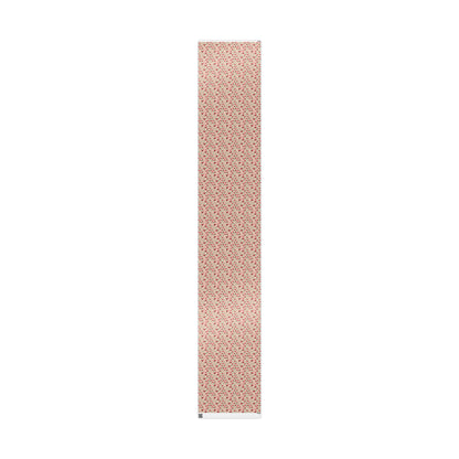 Orange Floral & Heart Wrapping Paper