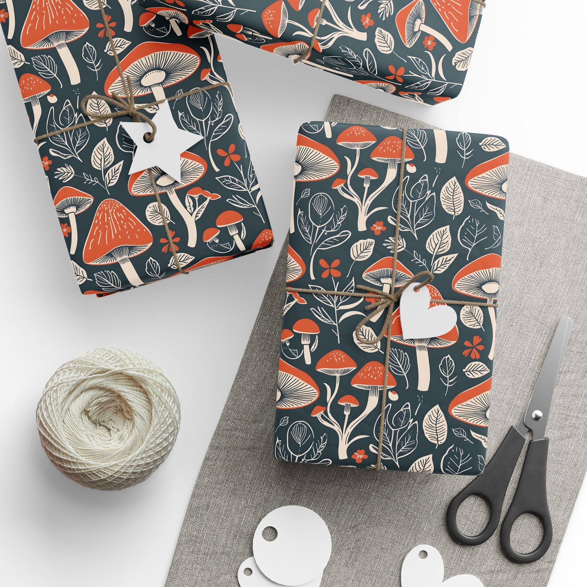 Retro - Inspired Mushroom Motif Design