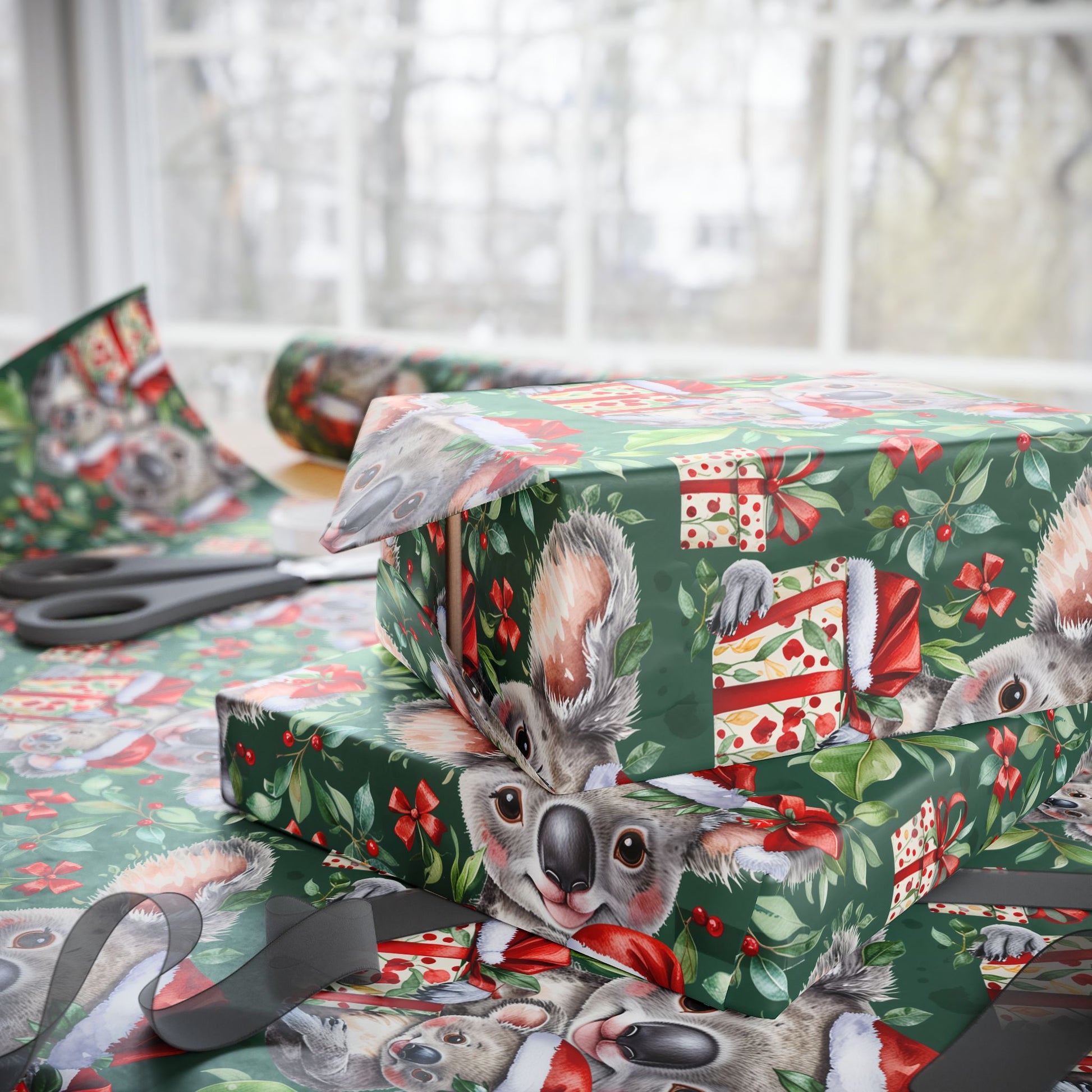 Koala - la - la - la! – Aussie Christmas Koala Wrapping Paper