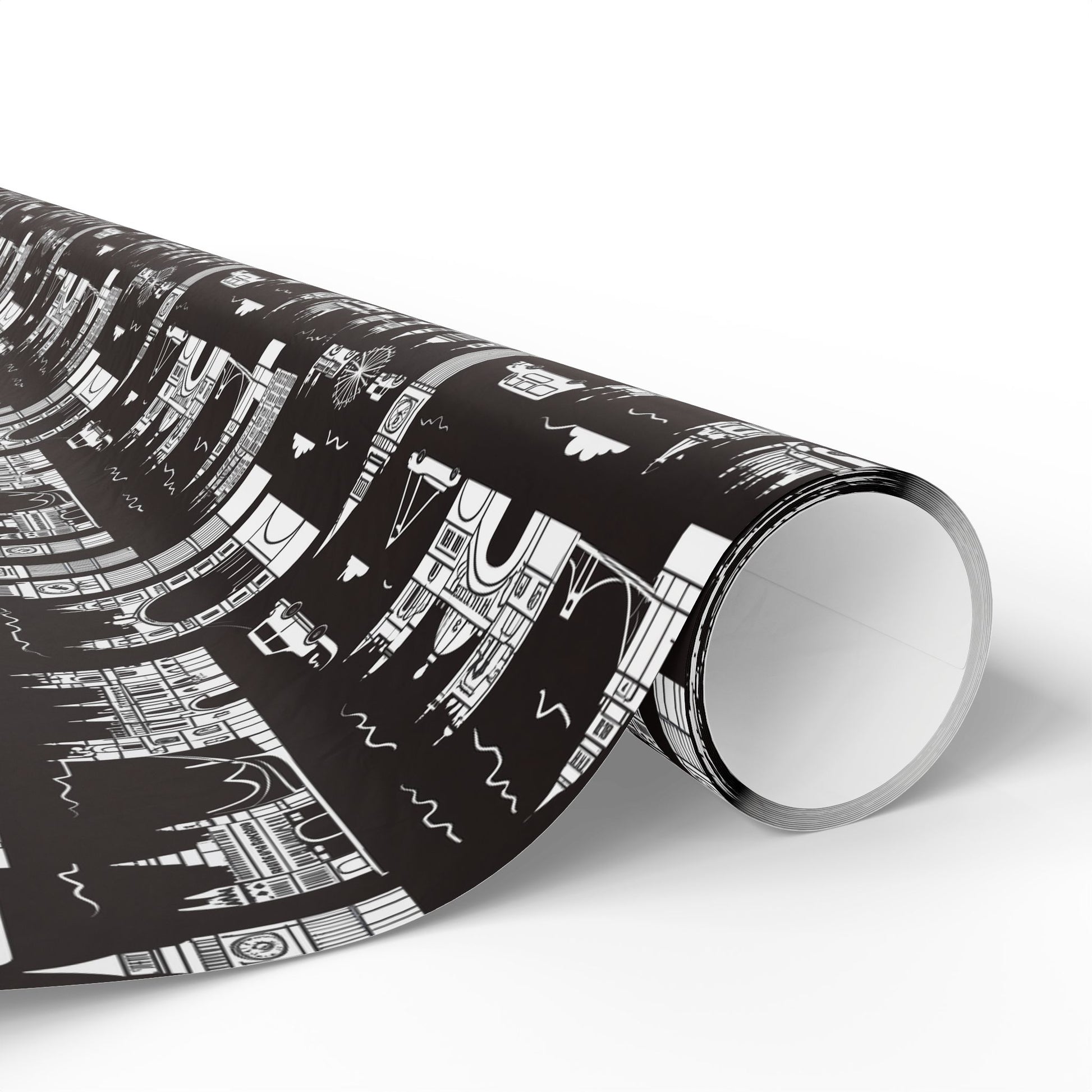 Wrapping Papers - Stylish Abstract Cityscape Design