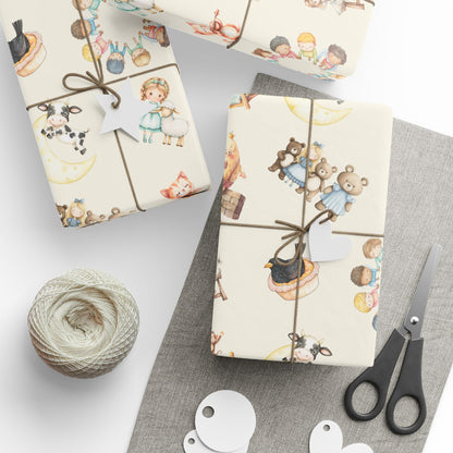 Whimsical Nursery Rhymes Wrapping Paper