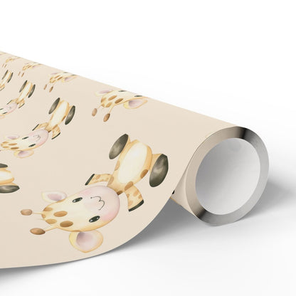 Adorable Giraffe Wrapping Paper