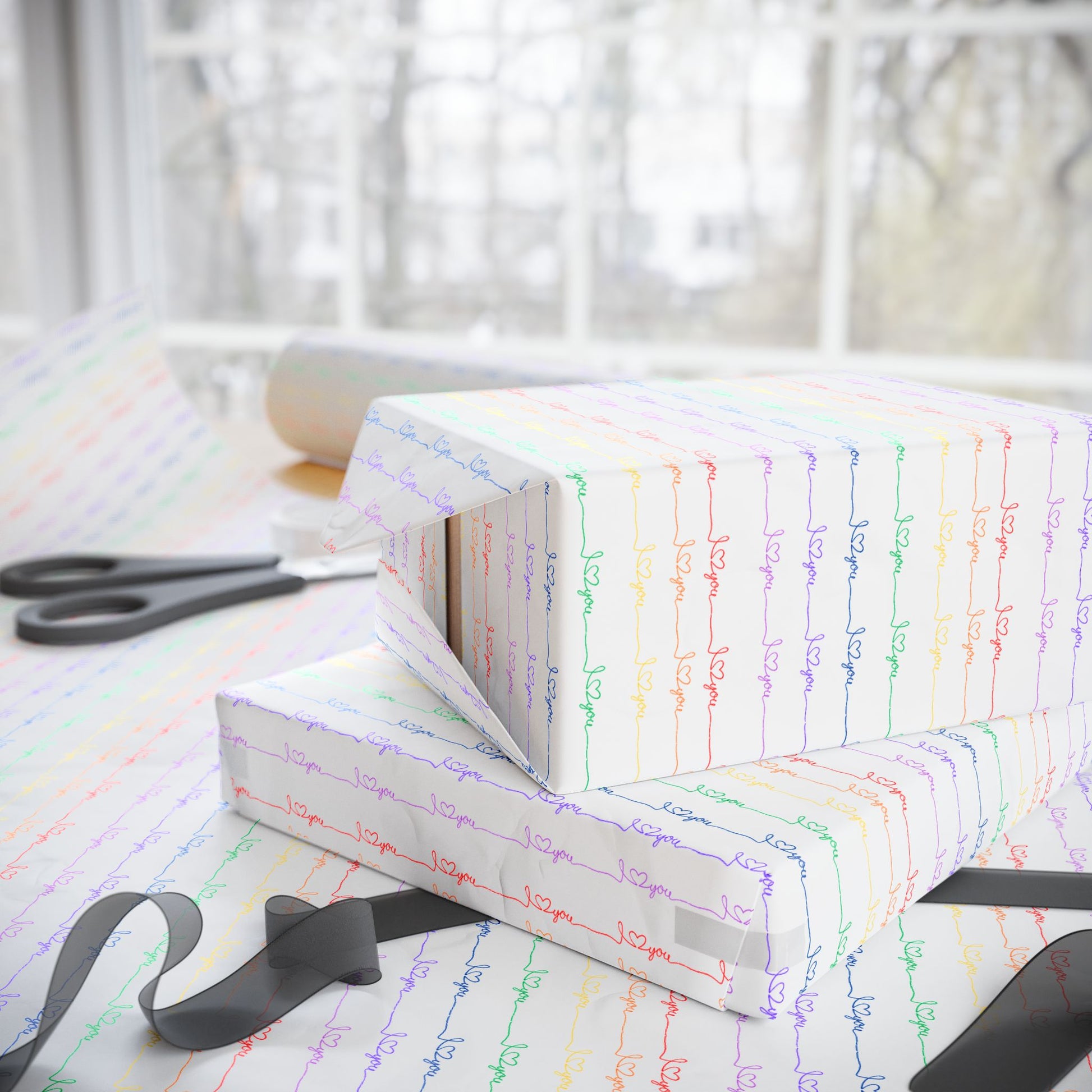 Rainbow Love Gift Wrap
