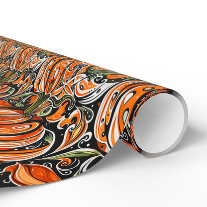 Festive Pumpkin Wrapping Papers