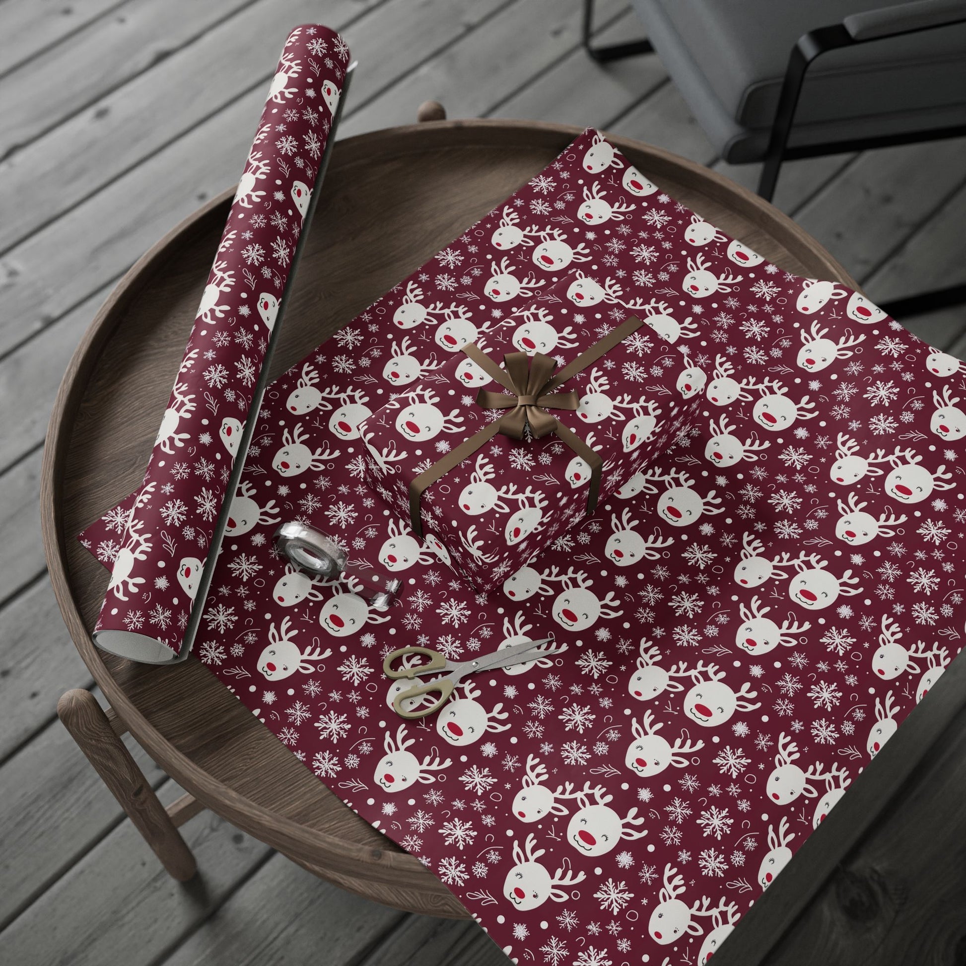 Sleigh All Day – Sassy Reindeer Wrapping Paper