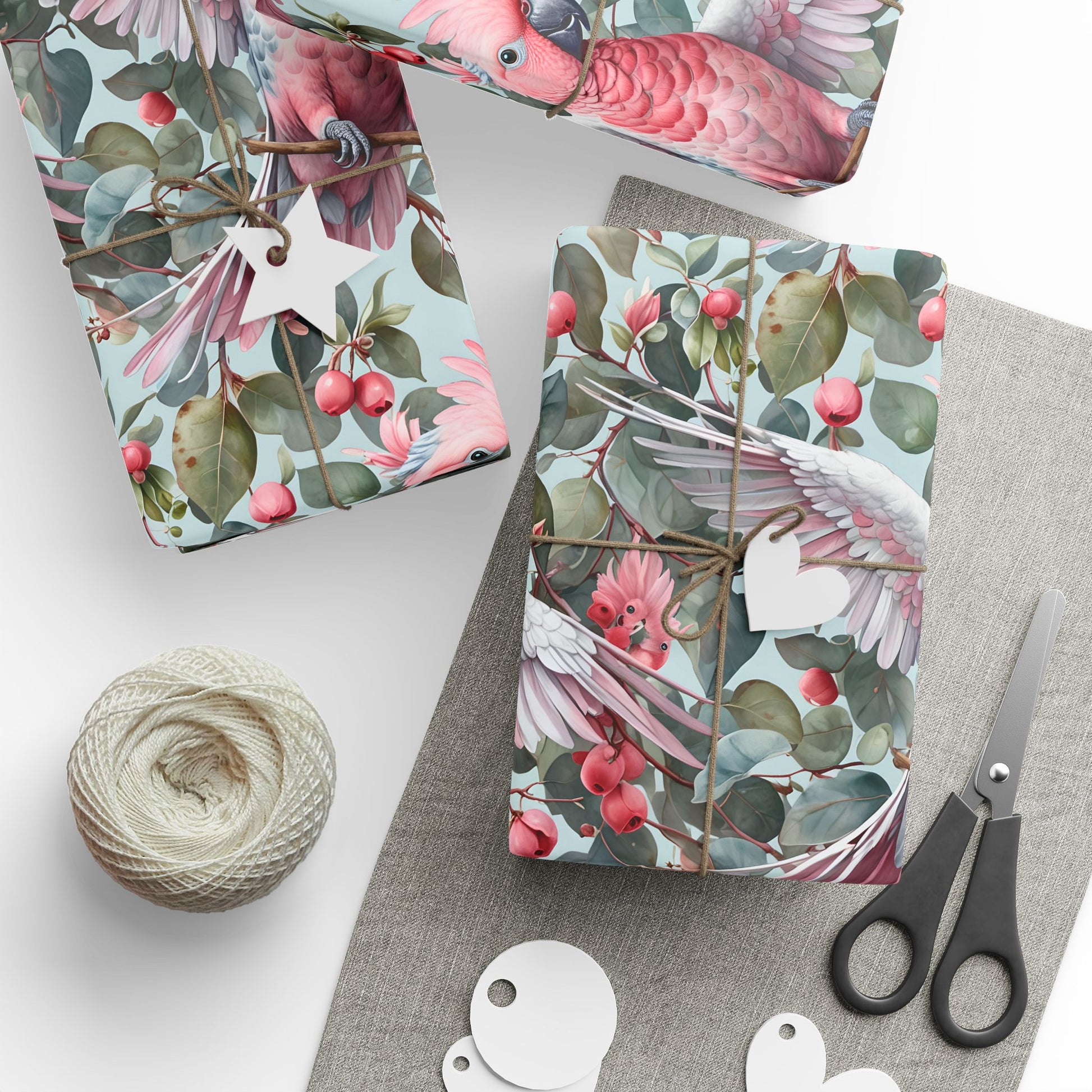 Wrapping Paper: Australian Galah Print - Perfect for Nature Lovers