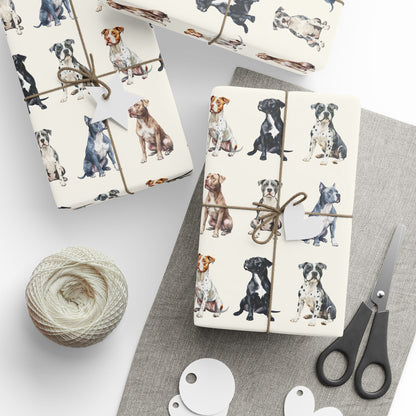 Pitbull Wrapping Paper Roll