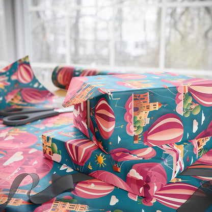 Travel Cityscape Gift Wrapping Paper