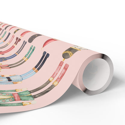 March of the Pastel Misfits – Vintage Nutcracker Wrapping Paper