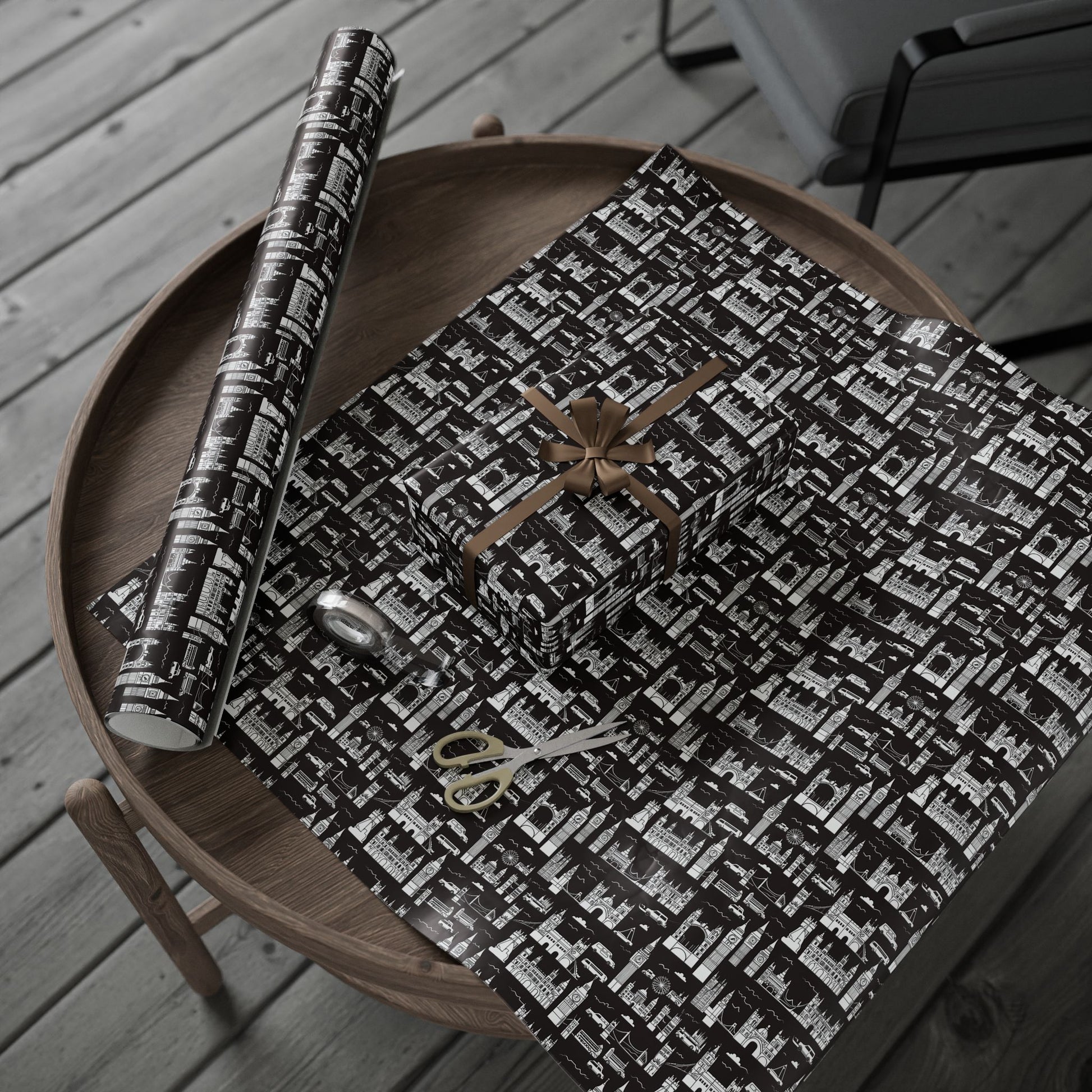 Wrapping Papers - Stylish Abstract Cityscape Design