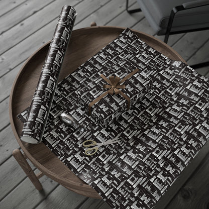 Wrapping Papers - Stylish Abstract Cityscape Design