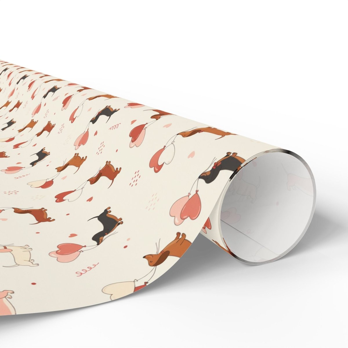 Love Letters & Long Dogs – Dachshund Valentine Wrapping Paper