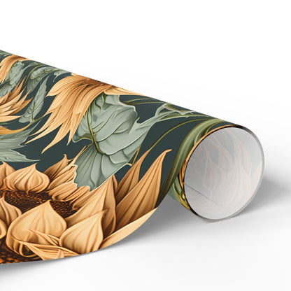 Brighten Up Your Gifts with Sunflower Wrapping Paper