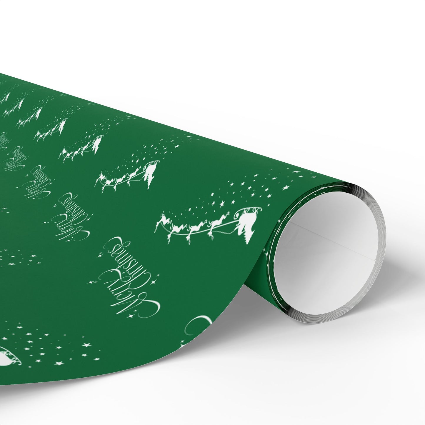 Sleigh All Day – Classic Green Christmas Wrapping Paper