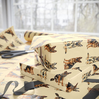 German Shepherd Dog Wrapping Paper