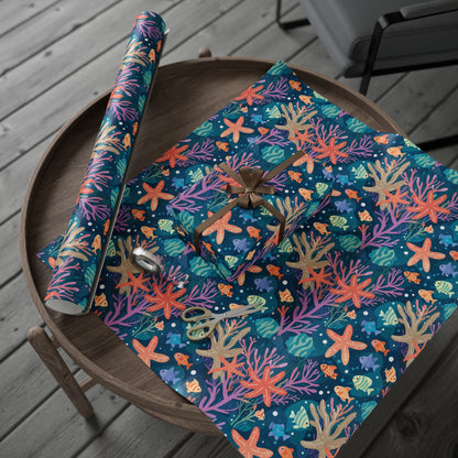 Blue and Coral Under Sea Theme