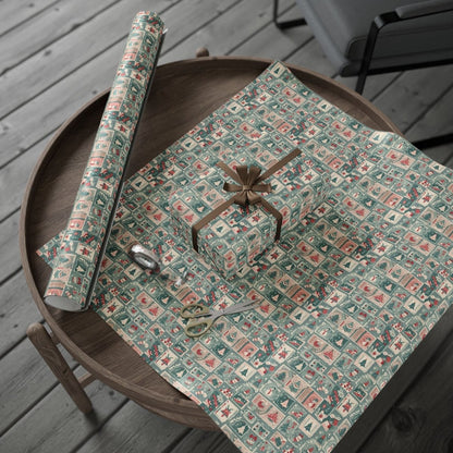 Charming Holiday Wrapping Paper Roll