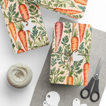 Playful Carrot Gift Wrap