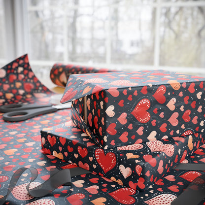 Heart Pattern Wrapping Paper