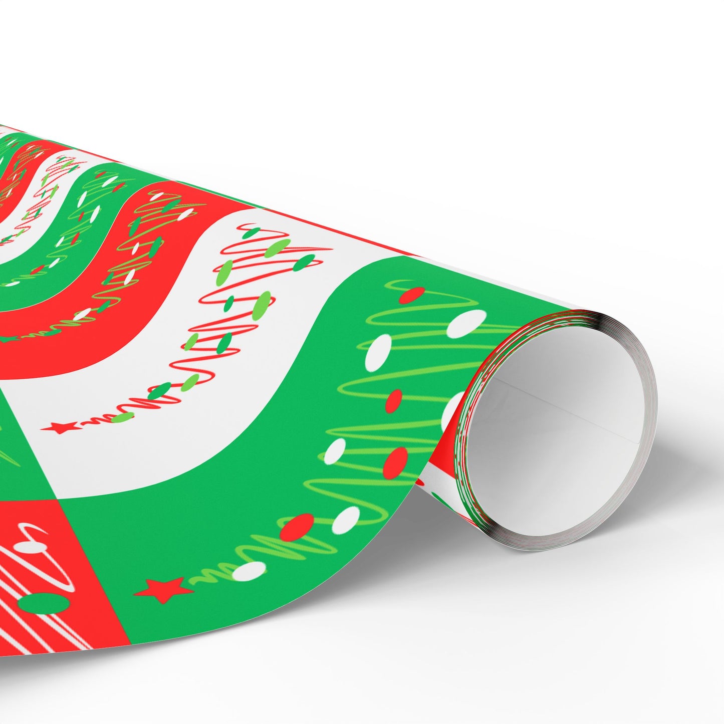 Pop - Tinsel Trees – Modern Graphic Christmas Wrapping Paper