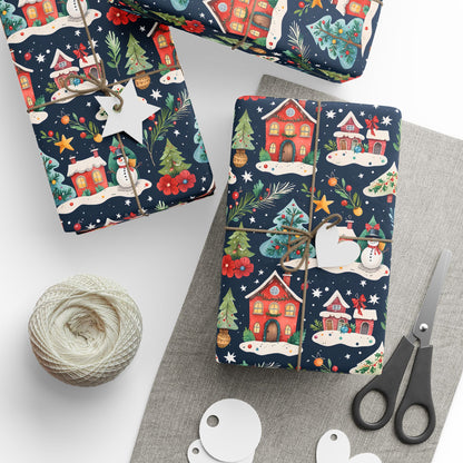 Wrapping Papers - Festive Christmas Village